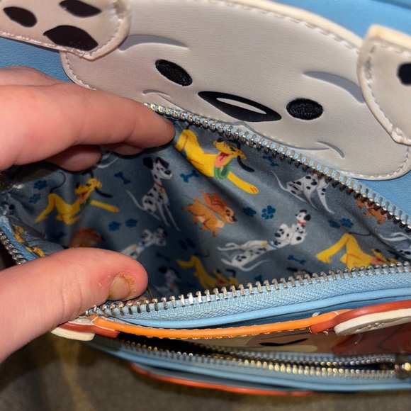 Disney Parks Black and Light Blue Loungefly Bag main image 8